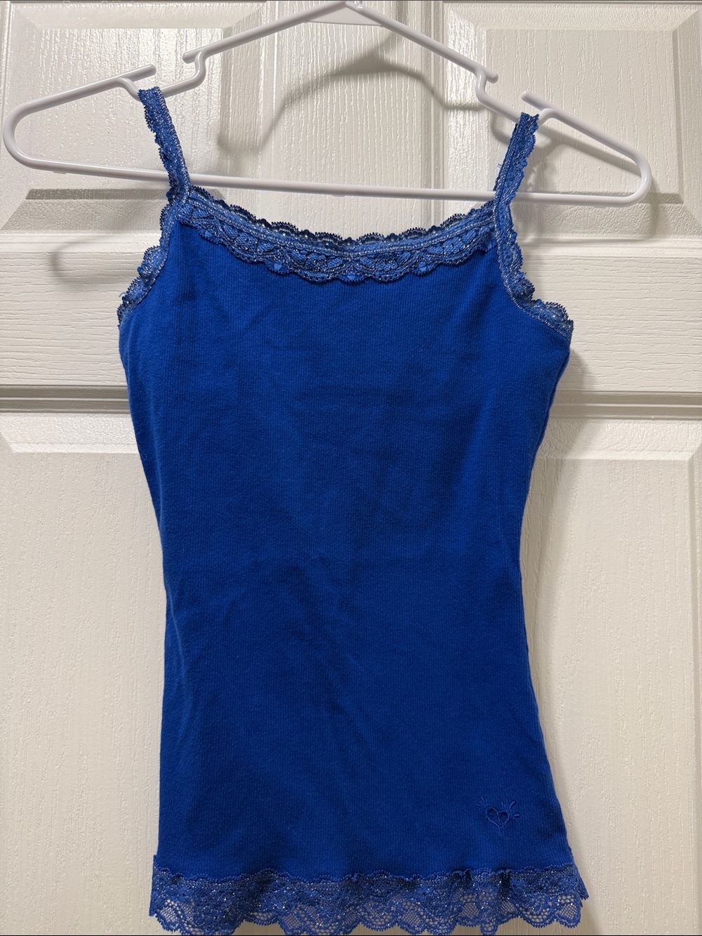 Justice Royal Blue Lace-Trim Camisole
